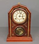 20th Century Cardinal Waterbury Walnut Mantel Clock