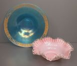Two Pieces Victorian Glass