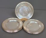 Thirteen International Sterling Bread and Butter Plates