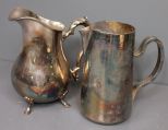 Two Silverplate Pitchers