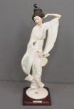 Made in Italy Porcelain Figurine of Geisha