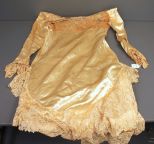 Satin and Lace 1930's Dress