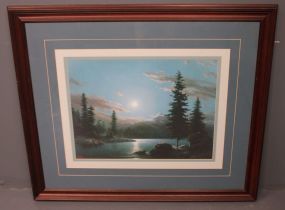 In the Mountains at Sunset, by Winberg