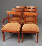 Set of Five 20th Century Mahogany Dining Chairs
