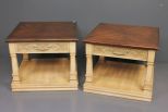 Pair of Painted End Tables