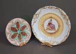 Majolica Style Plate and KPM Charger