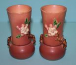 Pair of Roseville Pottery Vases