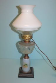 20th Century Oil Lamp, now electrified
