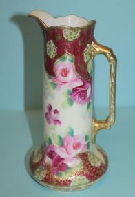 Hand Painted Nippon Handled Vase