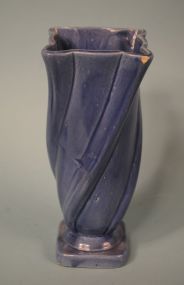 Vintage Blue Vase Pottery