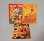 Two Canvas Children's Books and Snow White