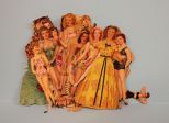 Collection of Vintage Paper Dolls