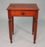 Cherry Side Table with One Center Drawer
