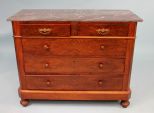 19th Century Oak Marble Top Dresser