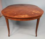 French Dining Table with Two Leaves