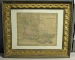 Lithograph of Map of Louisiana. New York: J.H. Colton & Co.
