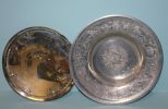 One Aluminum Bowl and One Serving Tray
