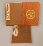 Three Chinese Hand-Painted Story Books