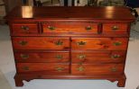 Pine Bracket Foot Chest of Drawers by Pexington
