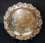 American Silverplate Co. Vintage Grape Footed Tray