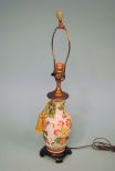 Chinese Polychrome Ceramic Table Lamp