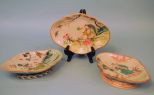 Three c1860 Sweet Meat Dishes