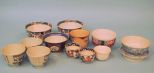 Twelve Piece Japanese Cups and Saki Cups