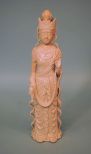 20th Century White Porcelain Figure of Kuan Yin
