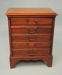 English Mahogany Letter File Chest