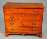 Early 1800's Cherry Chippendale Chest of Drawers