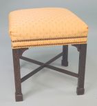 Mahogany Chinese Chippendale Bench/Footstool by Hickory