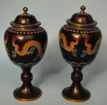 Pair of Republic Period China Covered Cloisonn