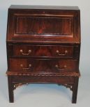 Early Mahogany Chinese Chippendale Fall Front Desk