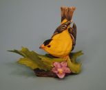 Boehm Porcelain, 1995 Goldfinch On Leaf