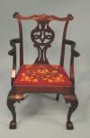 Chippendale Mahogany Ball & Claw Arm Chair