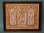 Mildred Wolfe Triptych Block Print