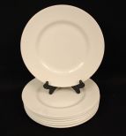 Set of Eight Wedgwood China Pure White Chargers