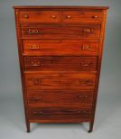 c1900 Mahogany Hepplewhite Tall Chest of Drawers