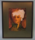 Andrew Bucci painting of a Woman with White Hair