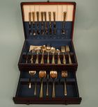 Sterling Flatware, Towle Pattern Candlelight, 75 Pieces