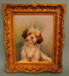 Sally S. Sorme, Yorkie Dog, 1990 Oil on Canvas