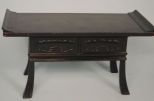Japanese Black Lacquer Altar Table
