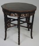 Chinese Blackwood Tea Service Table c1920