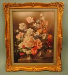Floral Print of Bouquet of Flowers in Modern Frame