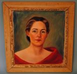 Vera L. Stephenson 1961 Painting, Self Portrait