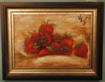 Vera L. Stephenson Painting, Strawberries