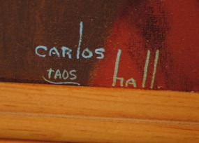 Carlos Hall portrait of Anita, a Woman in a Corner