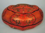 Chinese Red Palace Lacquer Gift Box, Forbidden City Art Form with Paired Dragons