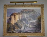 Large Francis Donald Oil Painting, Grand Canyon, 