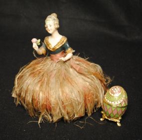 Pin Cushion and Decorative Egg